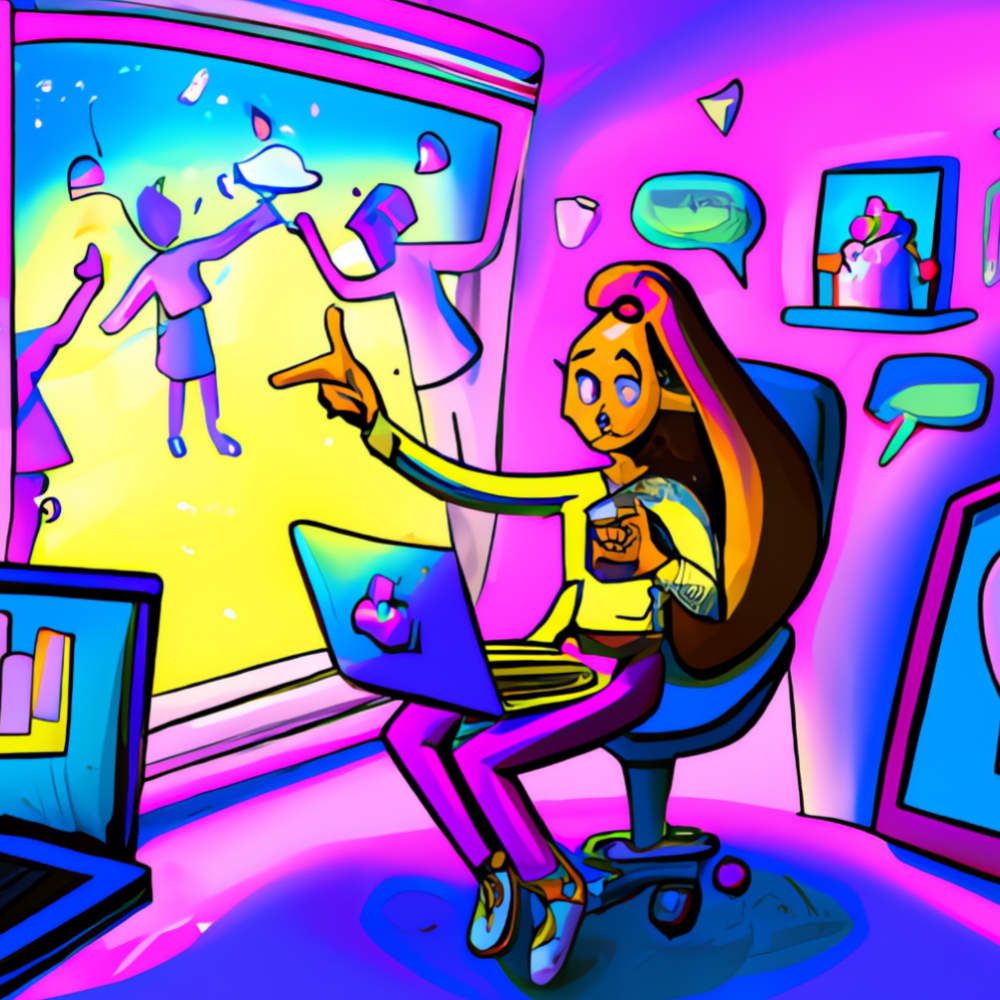 engaging on social media
